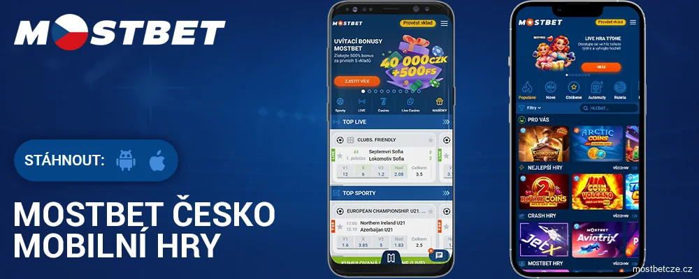 Mobilní aplikace Mostbet Česko