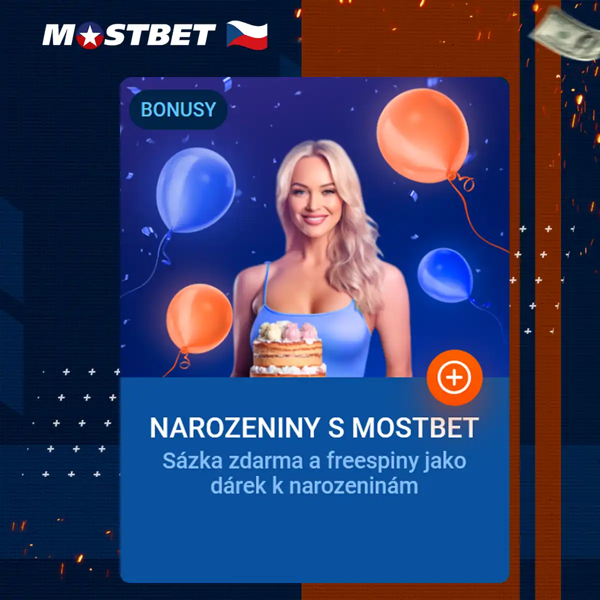 Získejte narozeninový bonus Mostbet